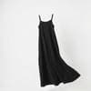 Linen Midi Dress Black M