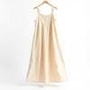 Linen Midi Dress Beige S