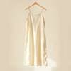 Linen Midi Dress Beige XL