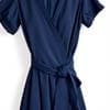 Wrap Dress Navy L